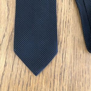 Valentino Textured Silk Tie in Black